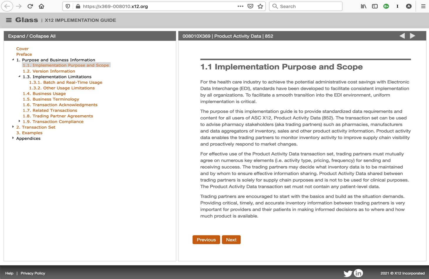 Sample - Supply Chain Implementation Guide